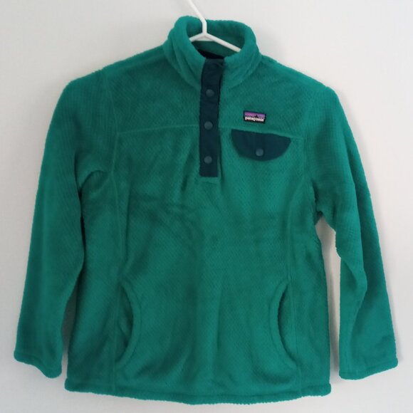 PATAGONIA Polartec Thermal Pro Snap-T Pullover Fleece teal size small - Picture 1 of 6